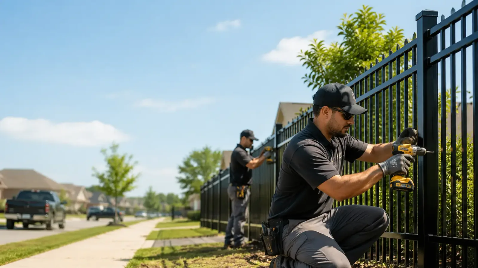 Metal Fence Installation in Broaddus, TX